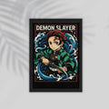 Demon Slayer Anime Framed Poster