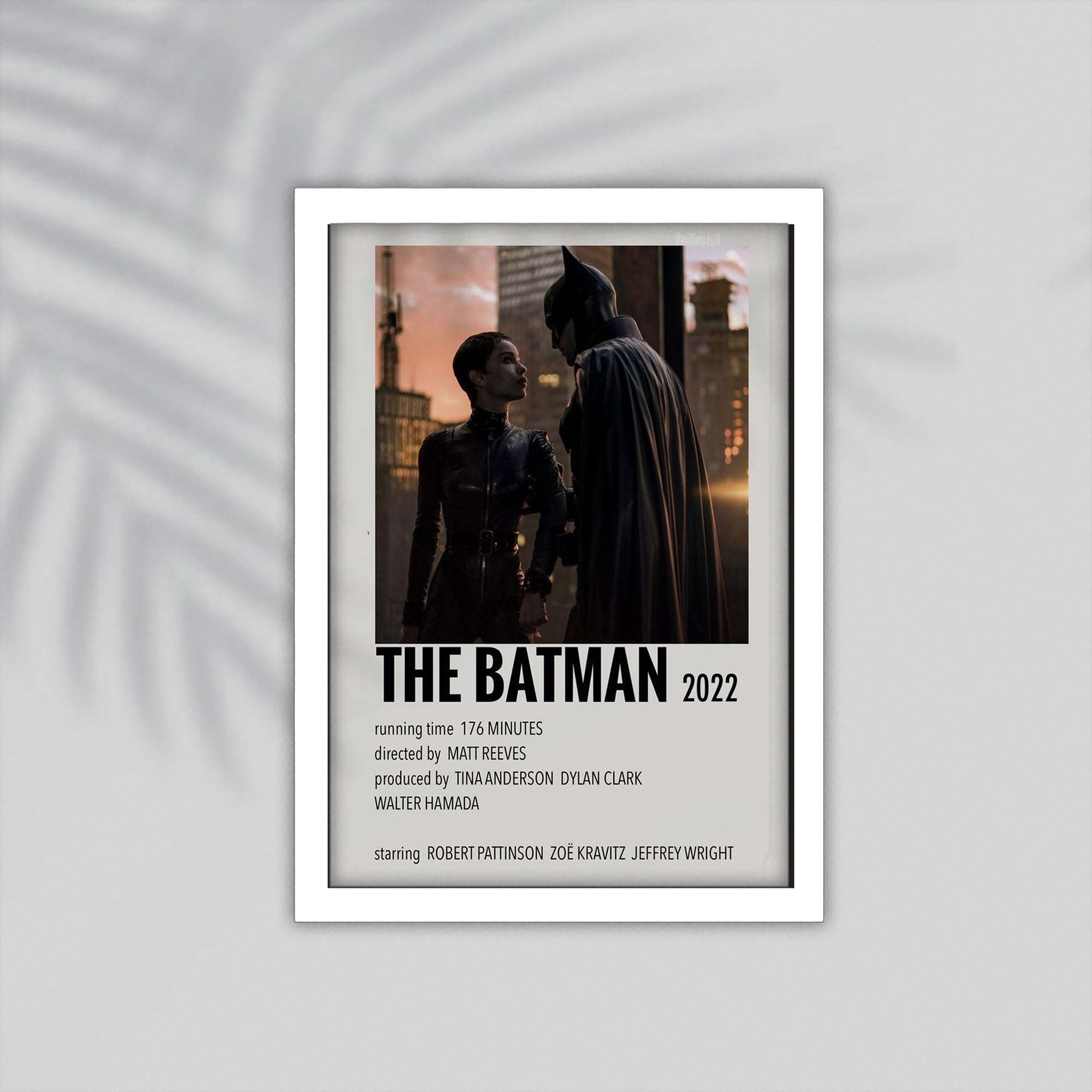 The Batman Film Framed Poster