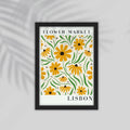 Lisbon Flower Framed Poster