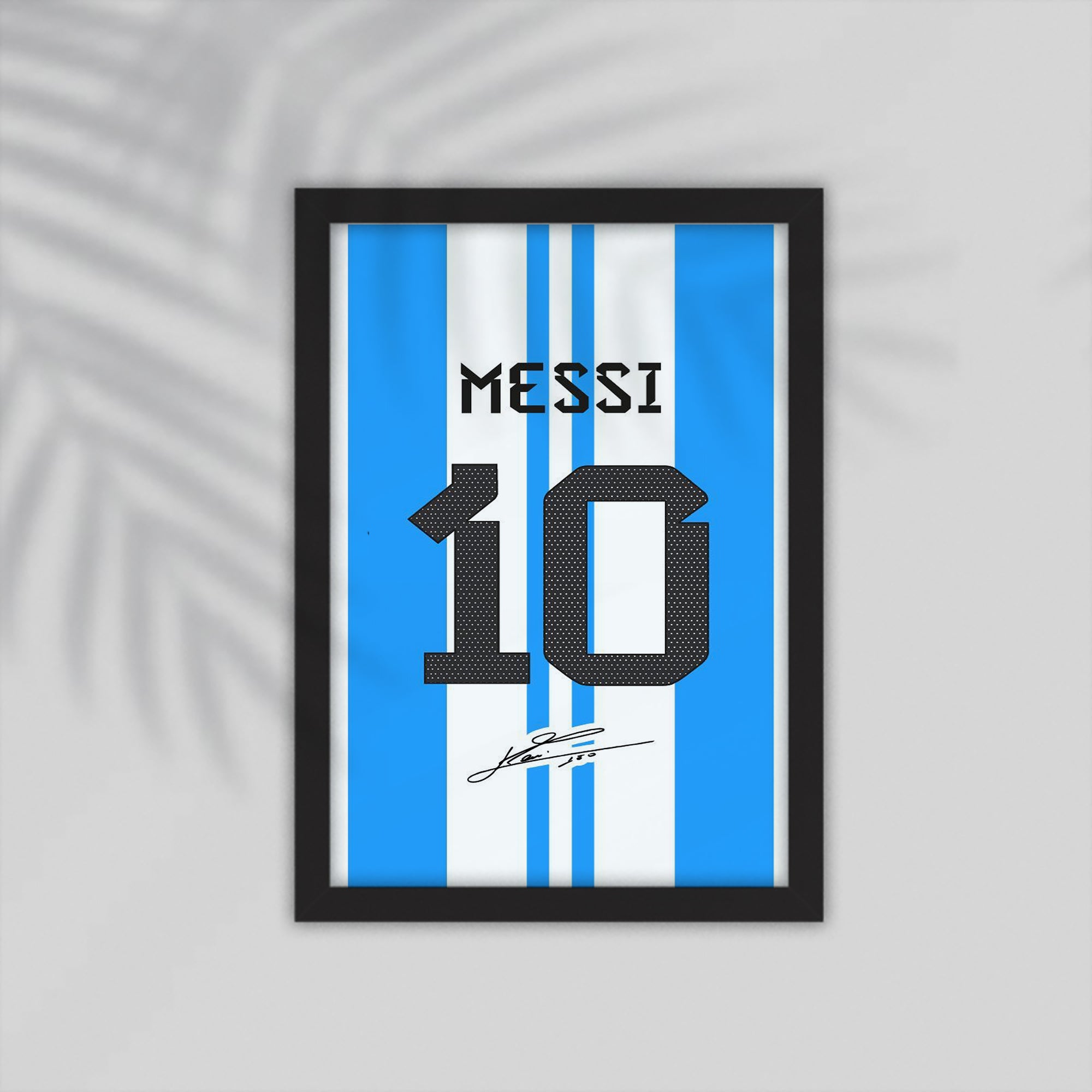 Messi Football Framed Poster