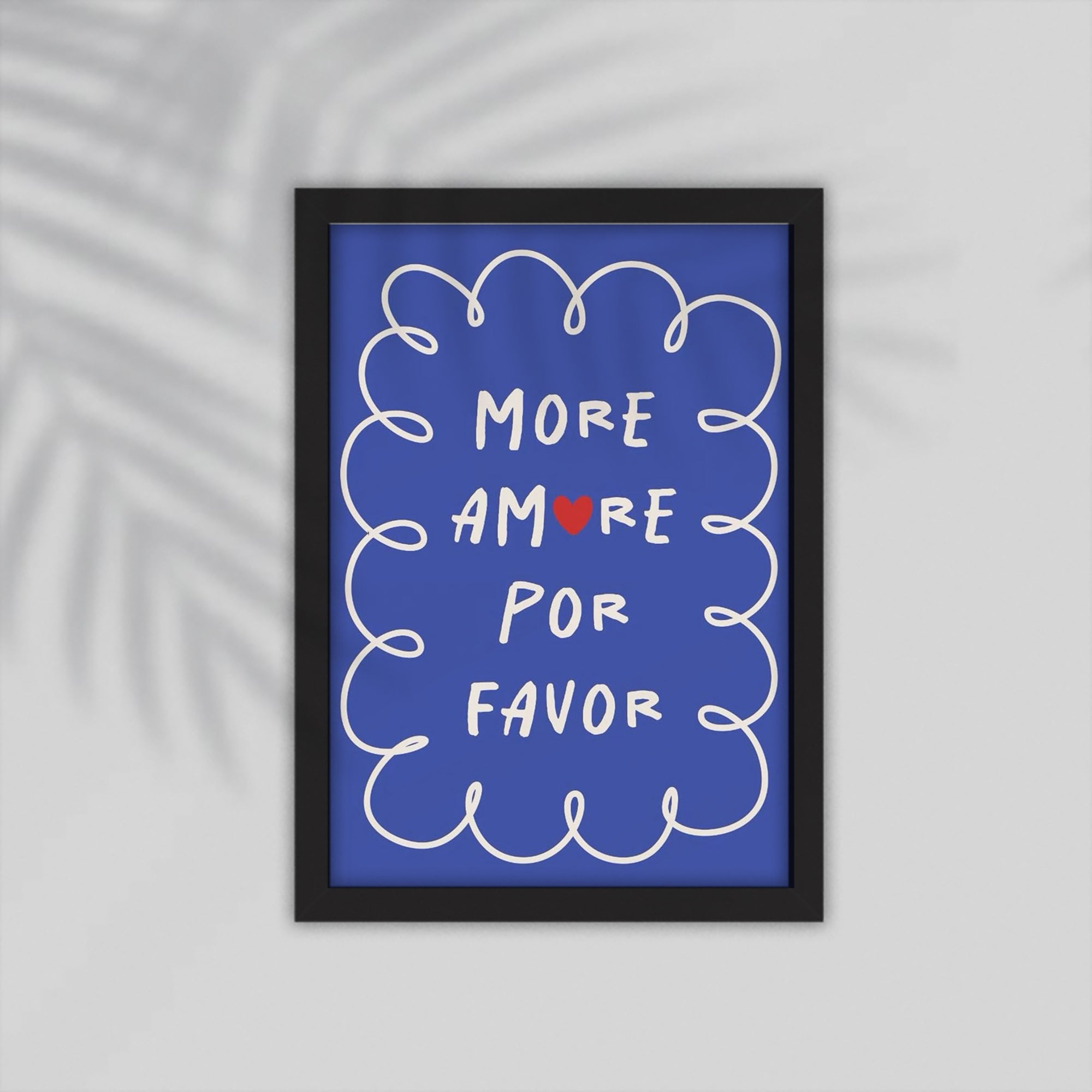 More English Framed Poster