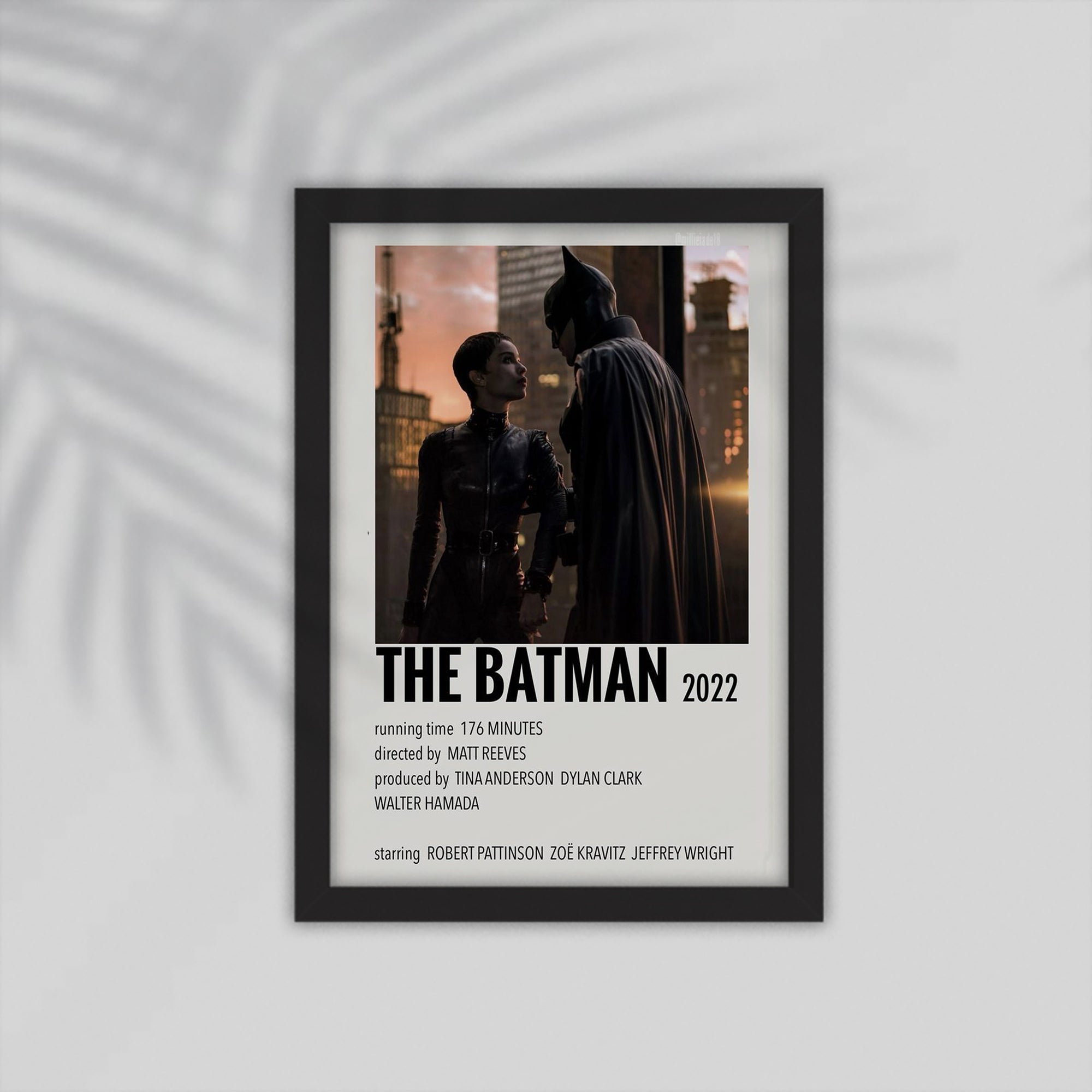The Batman Film Framed Poster