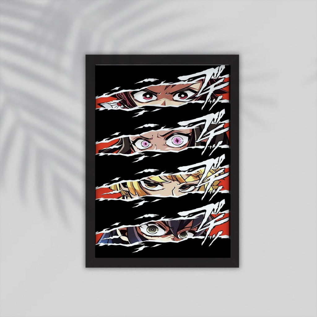 Monster Anime Framed Poster