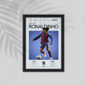 Ronaldinho Football Framed Poster