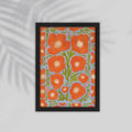 Flower Art Framed Poster