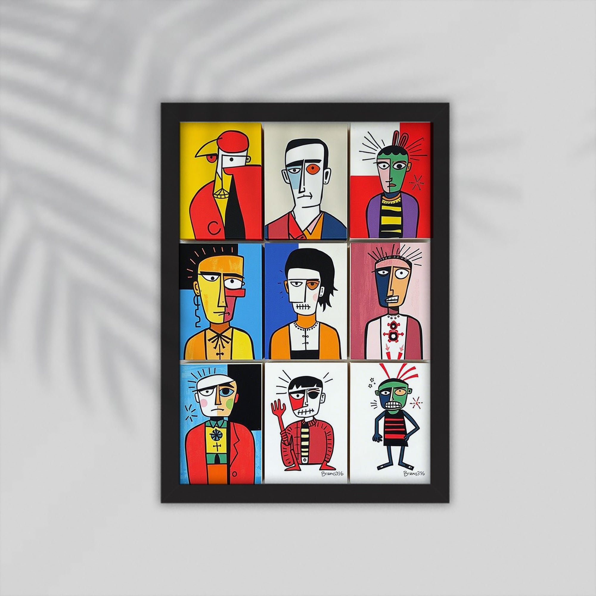 Girls Simple drawings Framed Poster