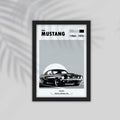 Ford Mustang Car Framed Poster