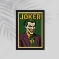 Joker Superhero Framed Poster