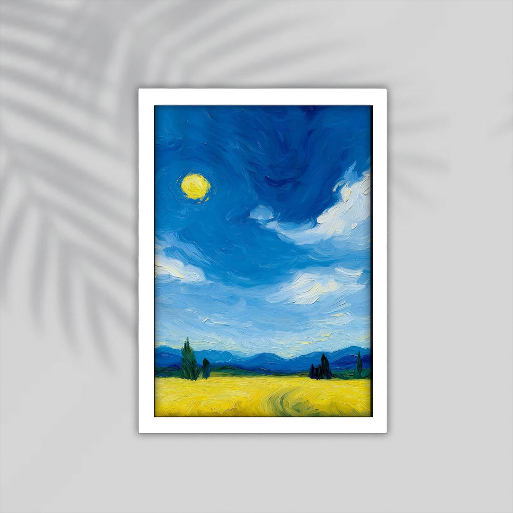 Sky Art Framed Poster