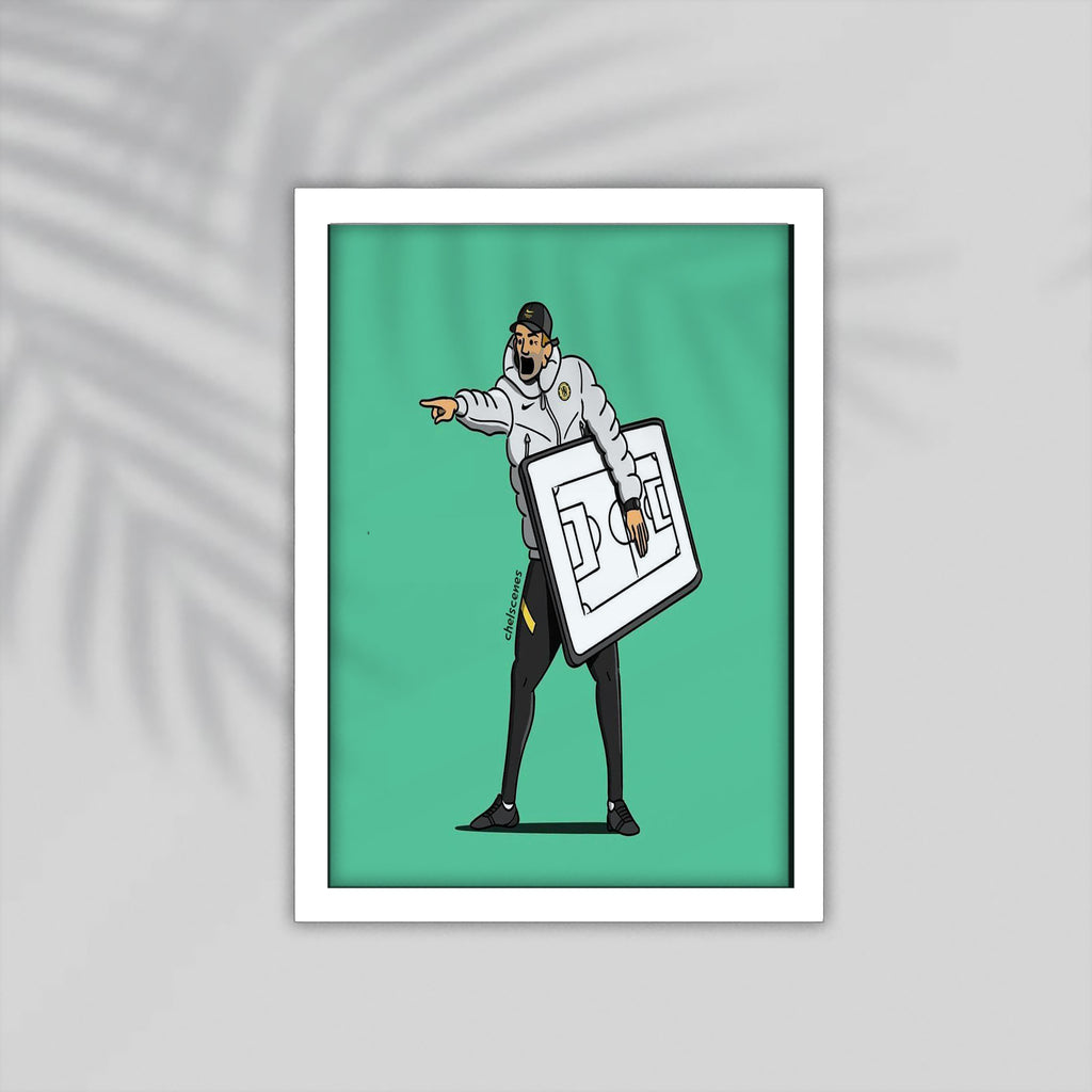 Coach Football Framed Poster