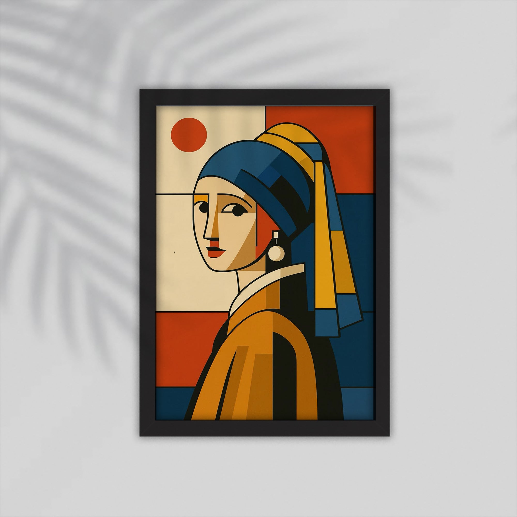 Girl Simple drawings Framed Poster