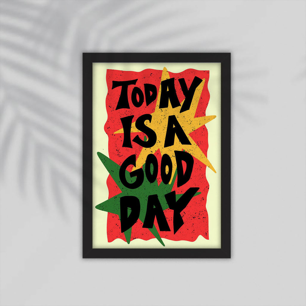 Today English Framed Poster