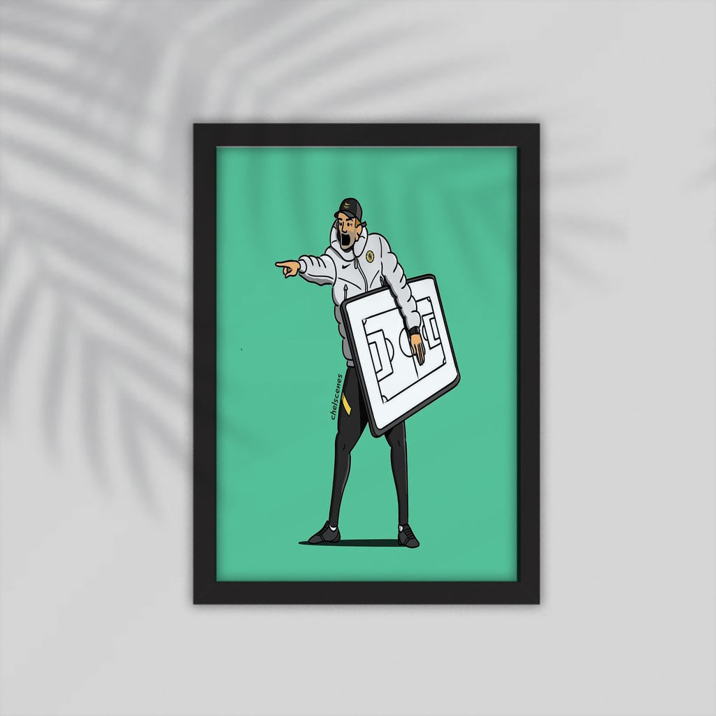 Coach Football Framed Poster