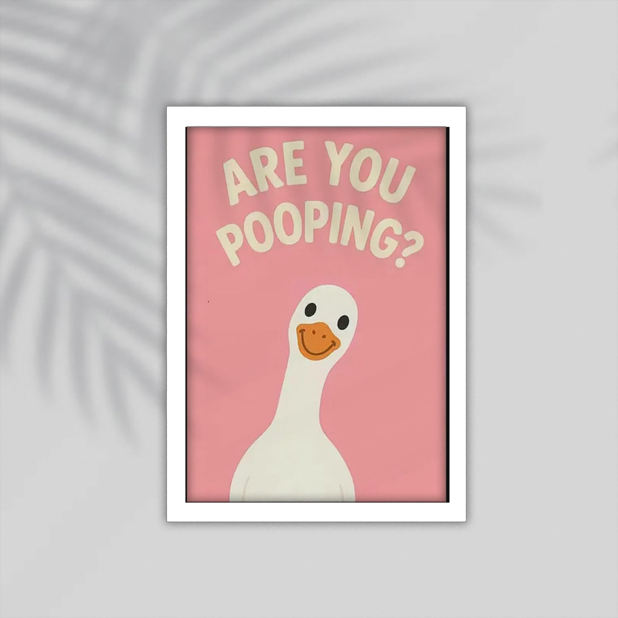 DUCK English Framed Poster