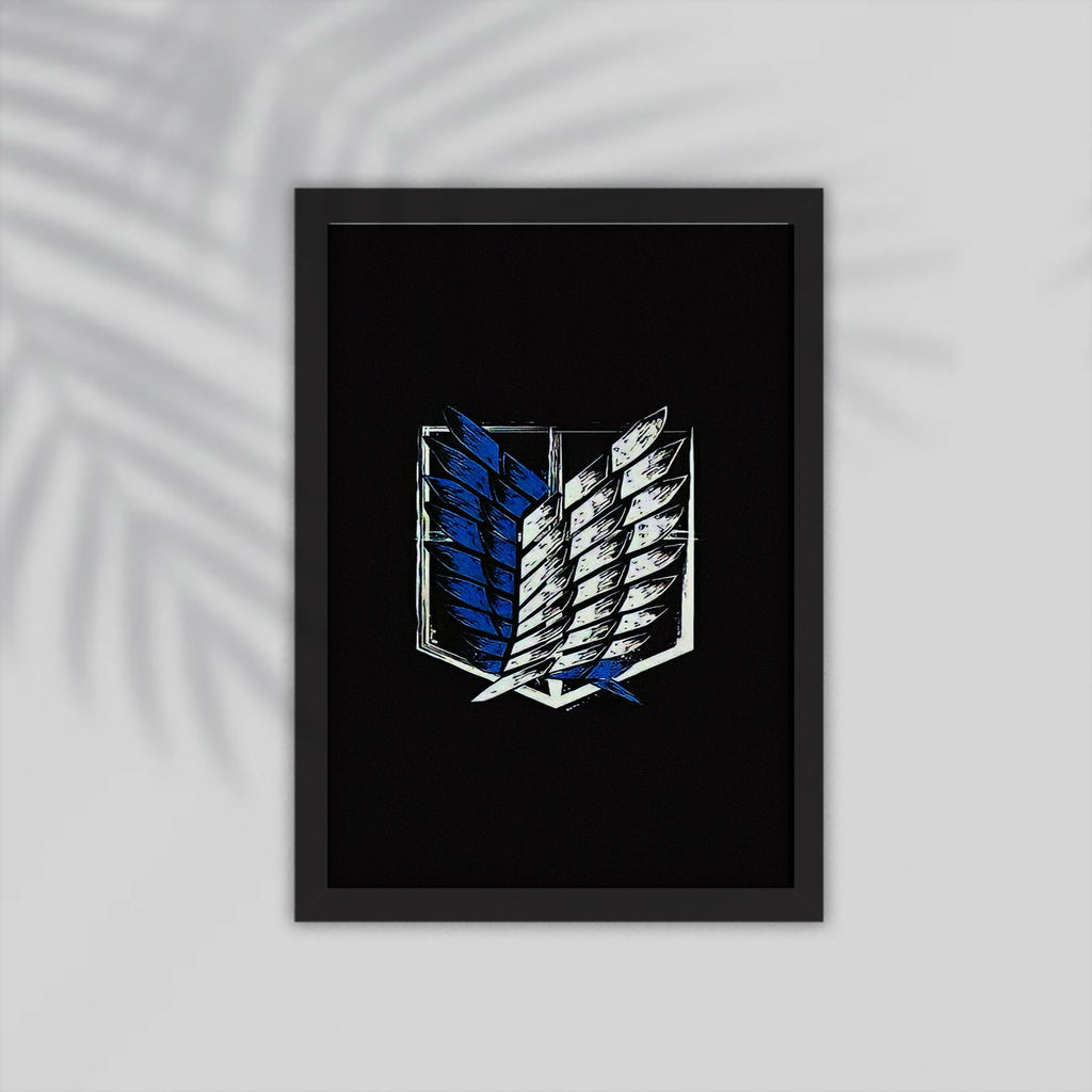 Logo Anime Framed Poster