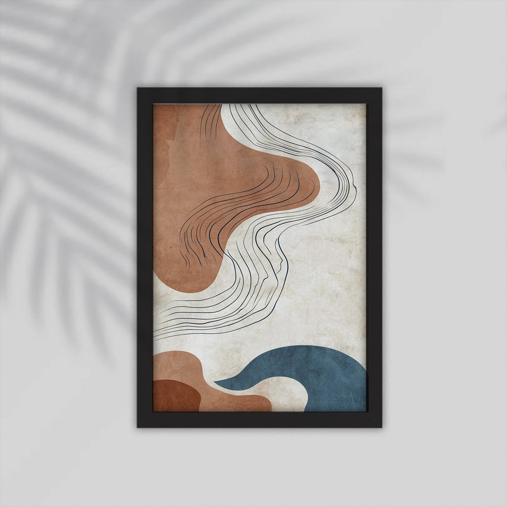 Lines Simple drawings Framed Poster