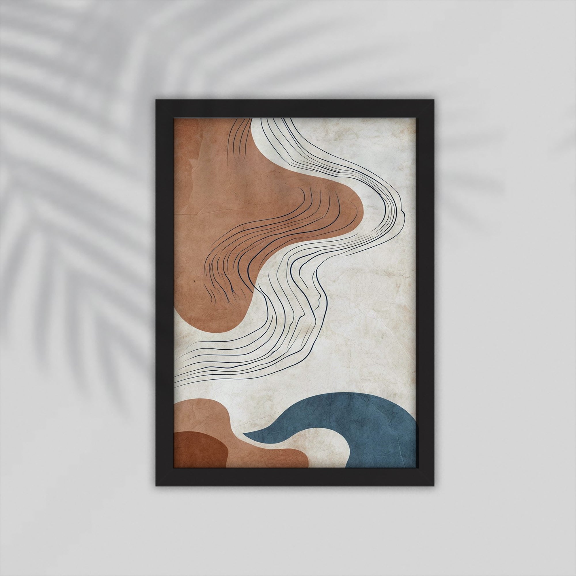 Lines Simple drawings Framed Poster