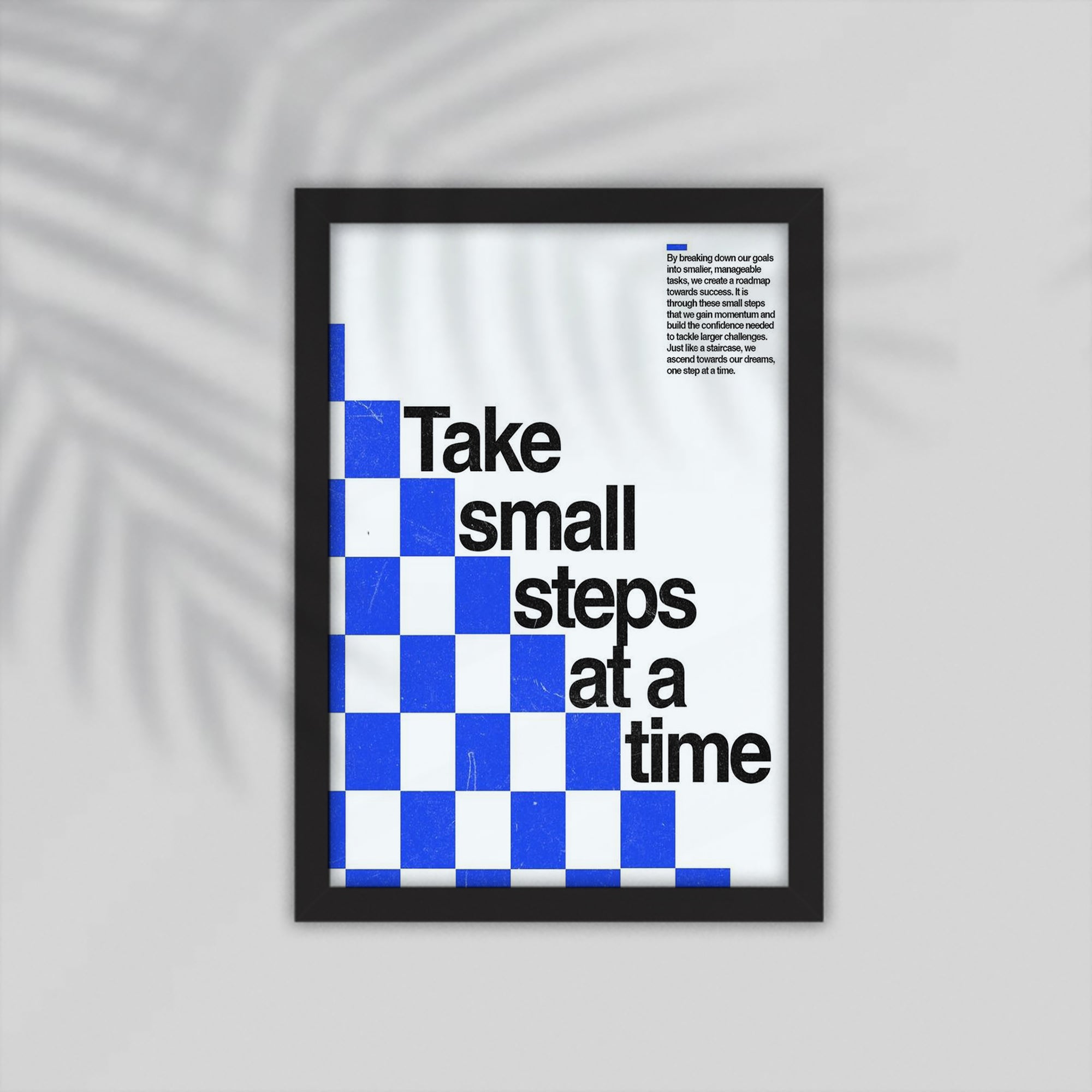 Steps English Framed Poster