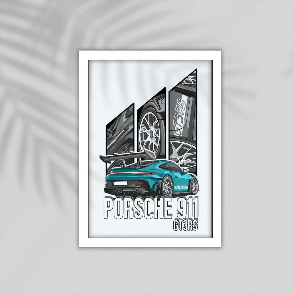 Pourche 911 Car Framed Poster