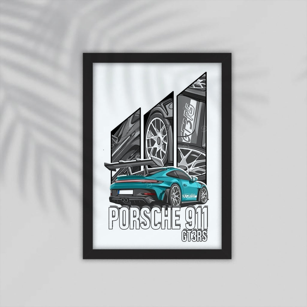 Pourche 911 Car Framed Poster