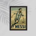 Messi Football Framed Poster