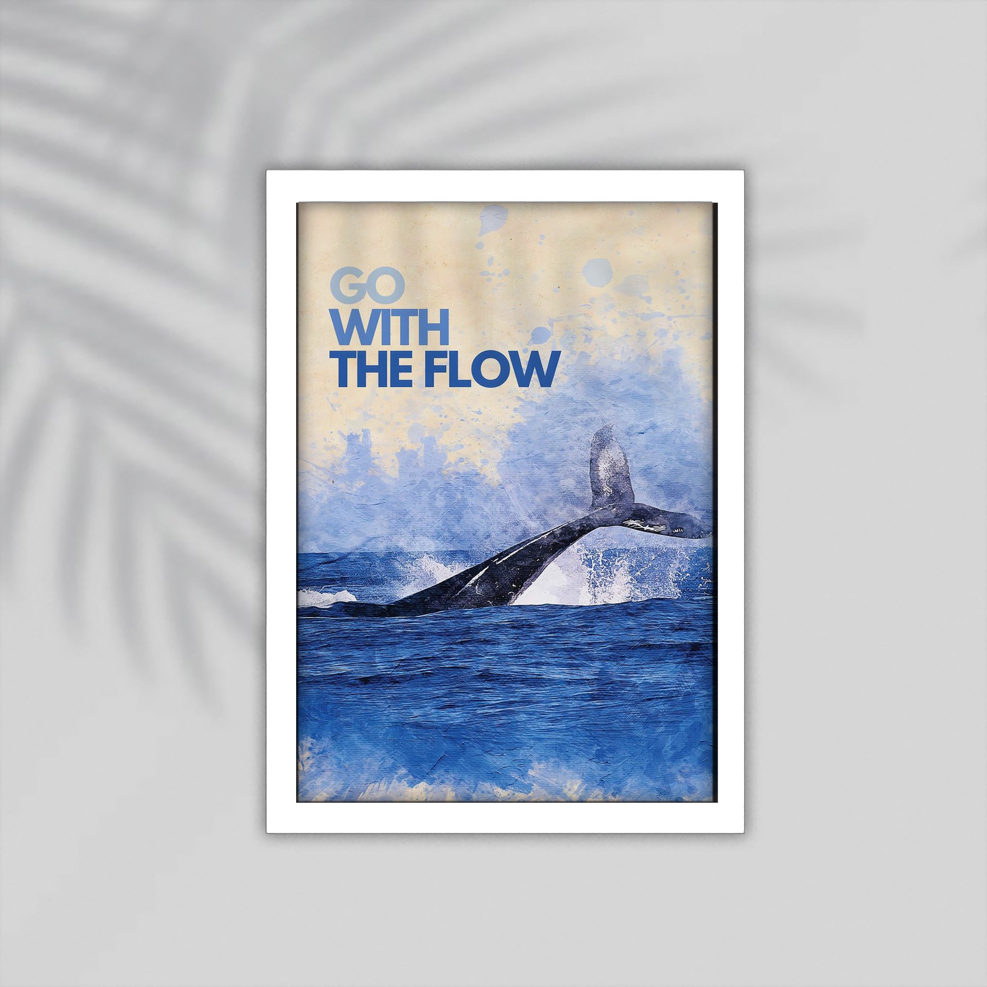 Flow English Framed Poster