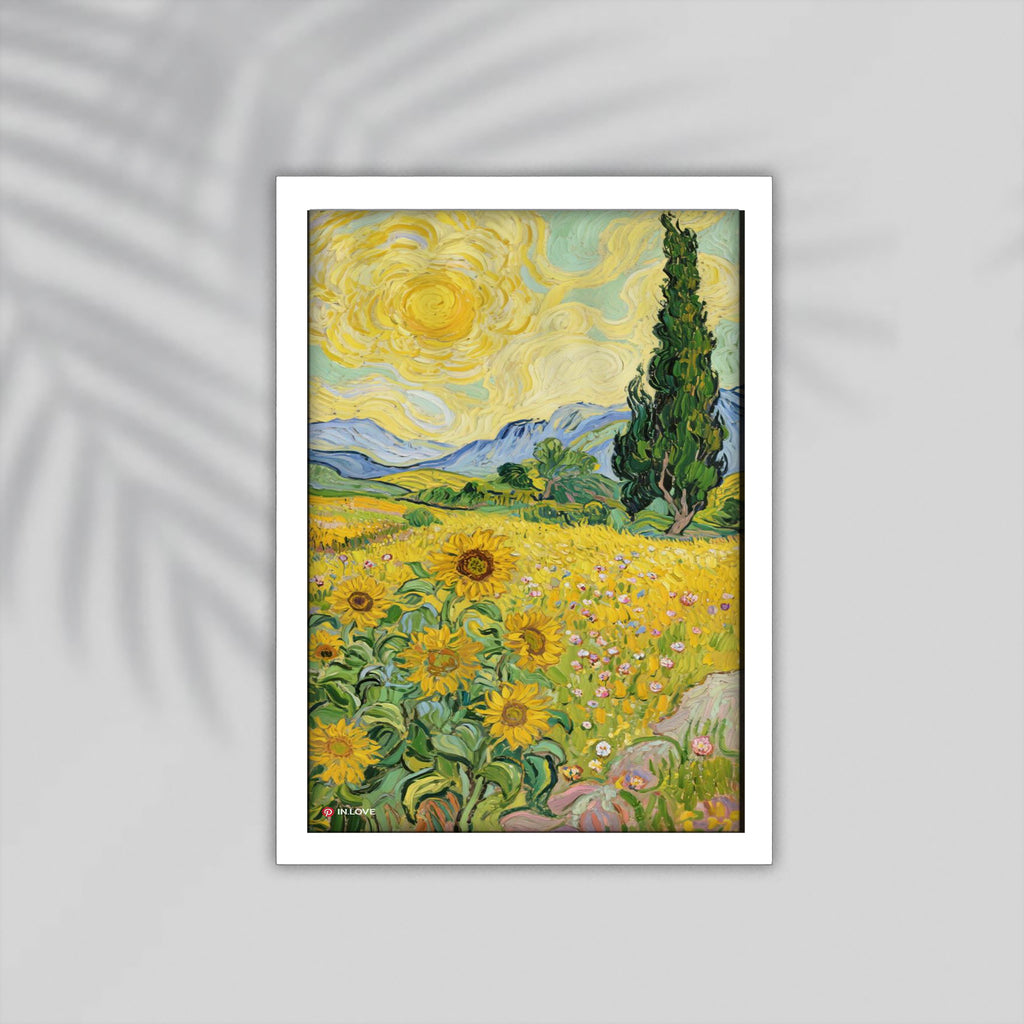 Flower Art Framed Poster