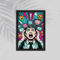 Noise Comic Framed Poster