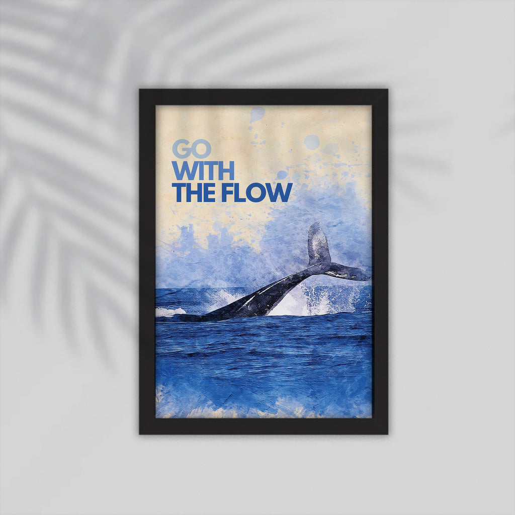 Flow English Framed Poster