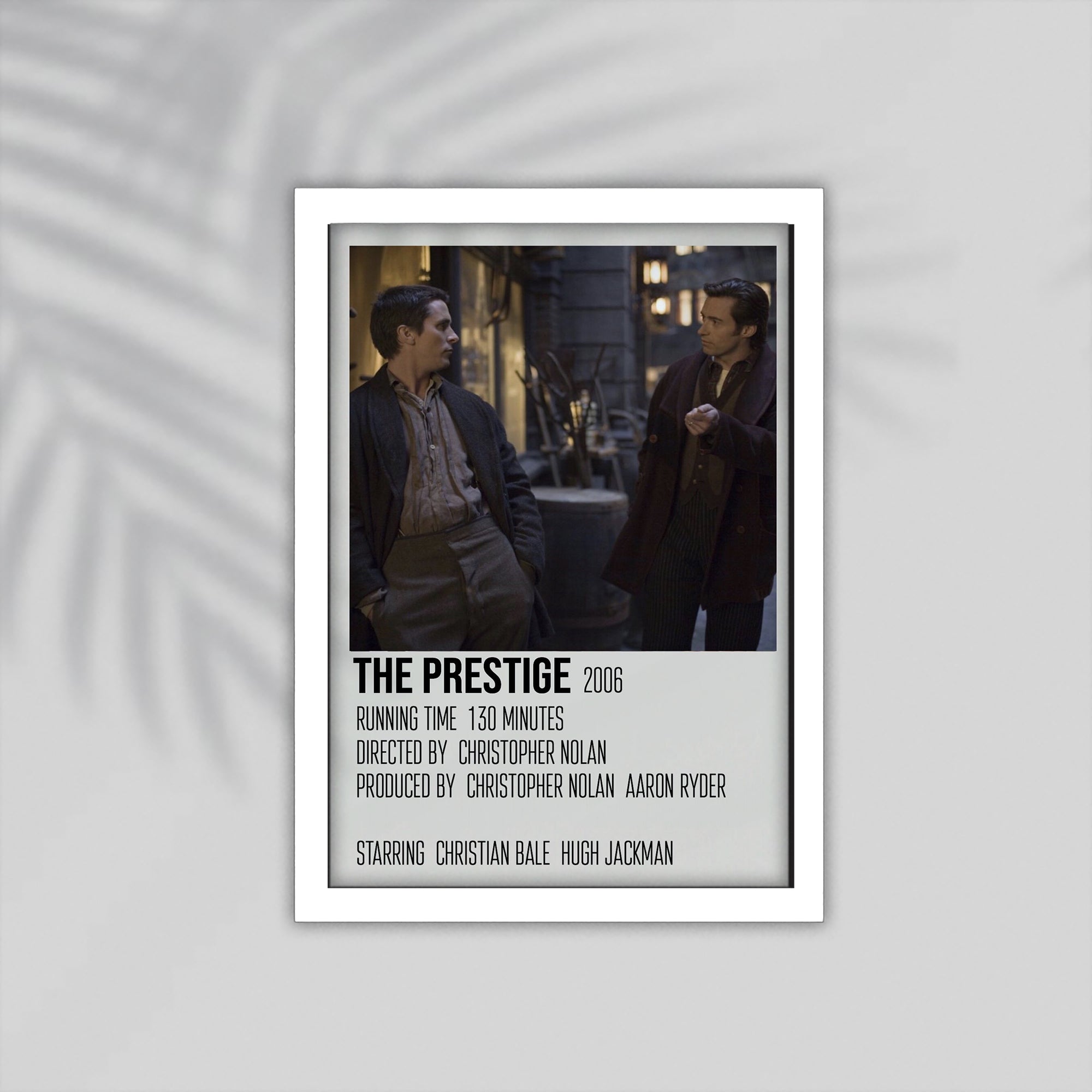 The Perestige Film Framed Poster