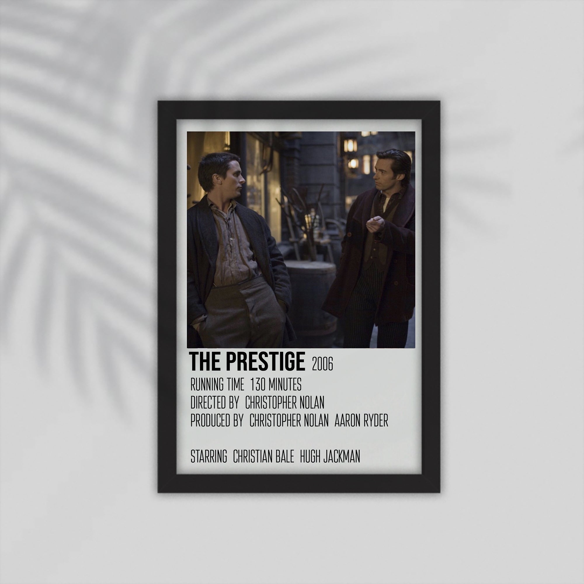 The Perestige Film Framed Poster