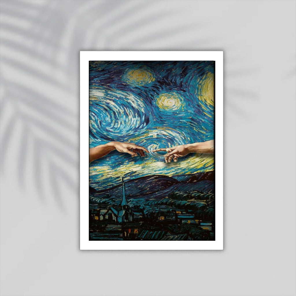 Hand Art Framed Poster