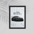 911 GT3 Car Framed Poster