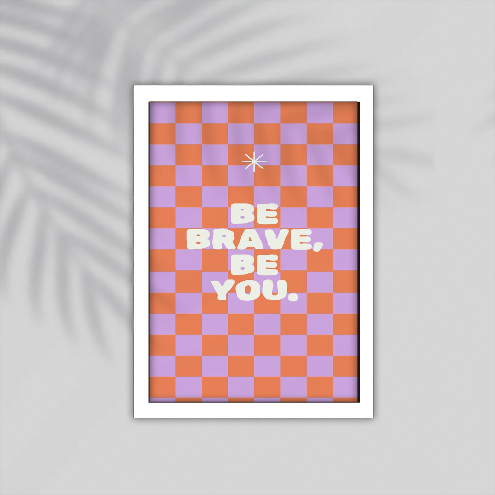 Brave English Framed Poster