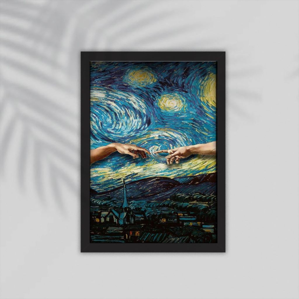 Hand Art Framed Poster
