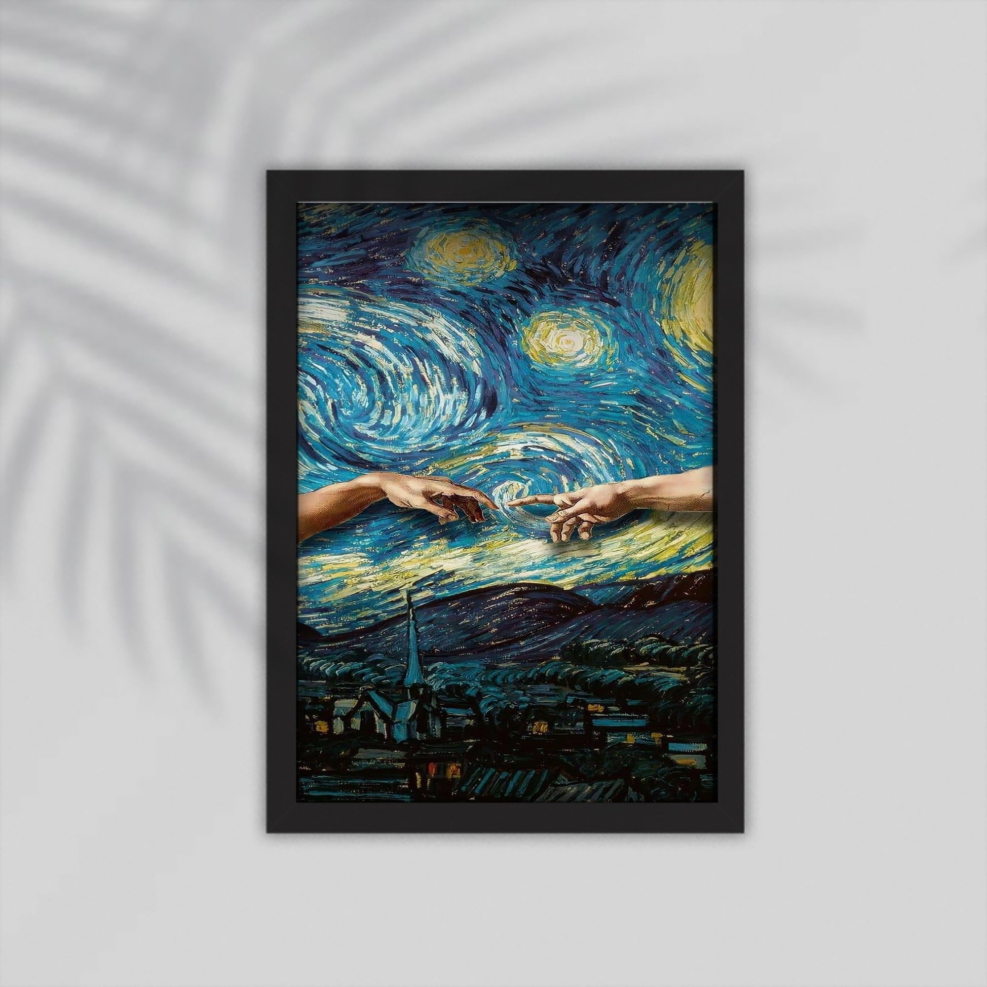 Hand Art Framed Poster