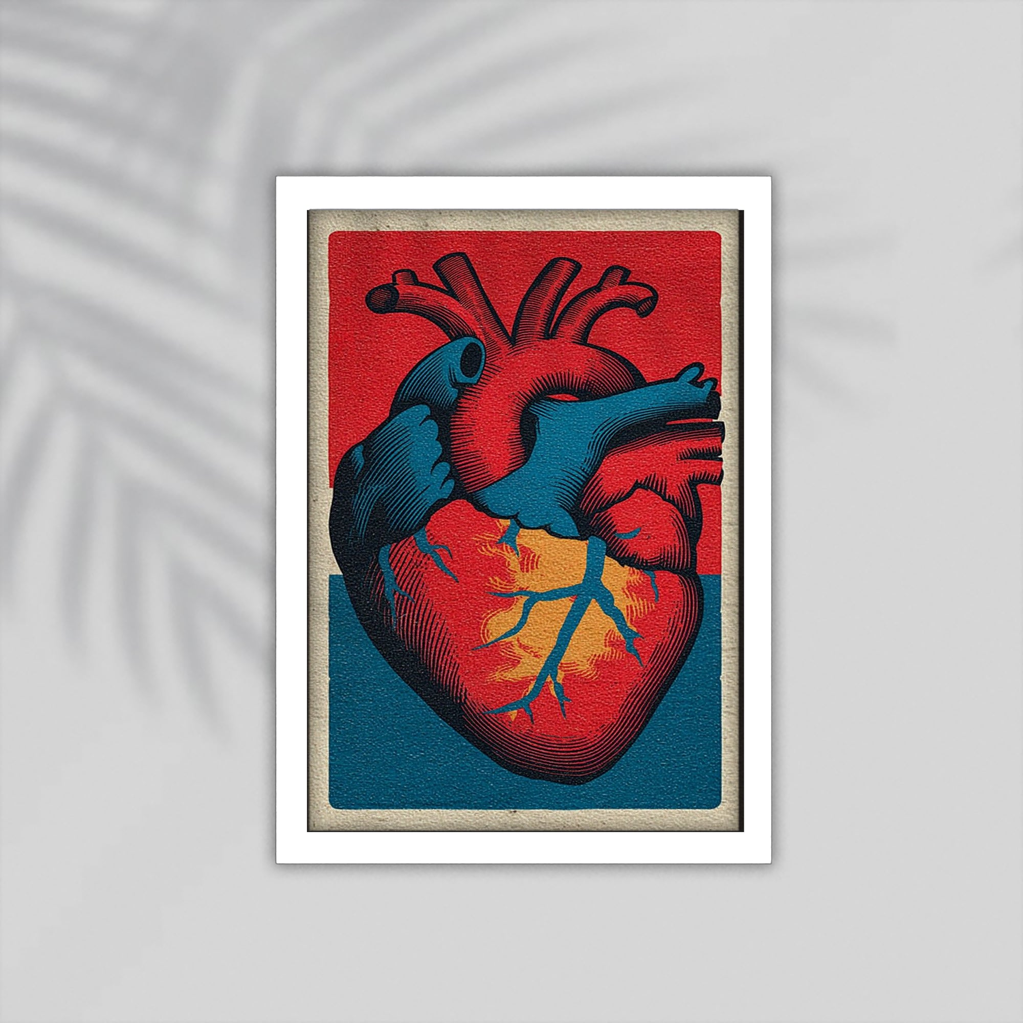 Heart Art Framed Poster