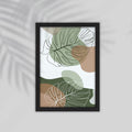 Leaves Simple drawings Framed Poster