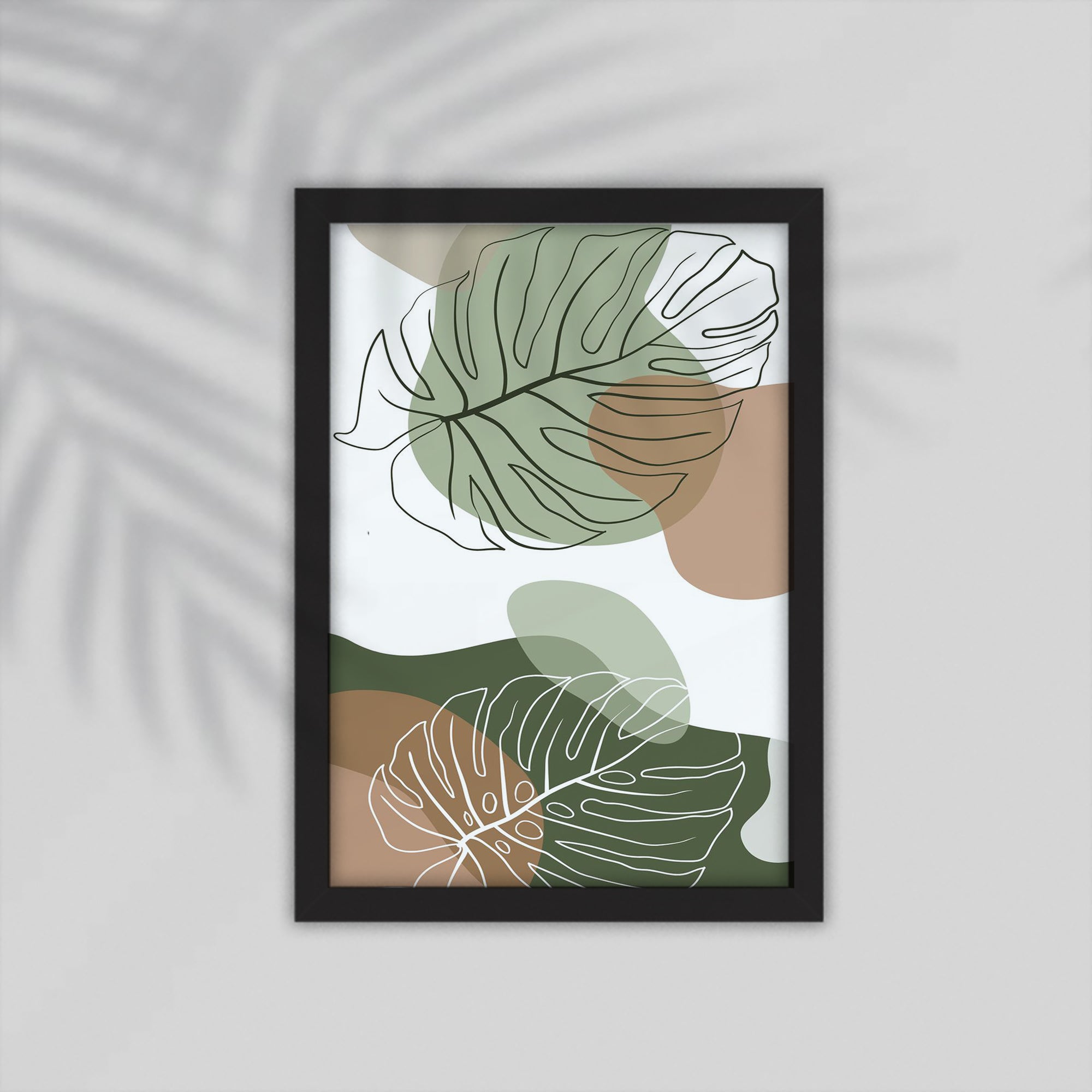 Leaves Simple drawings Framed Poster