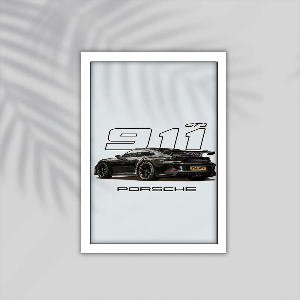 911 GT3 Car Framed Poster