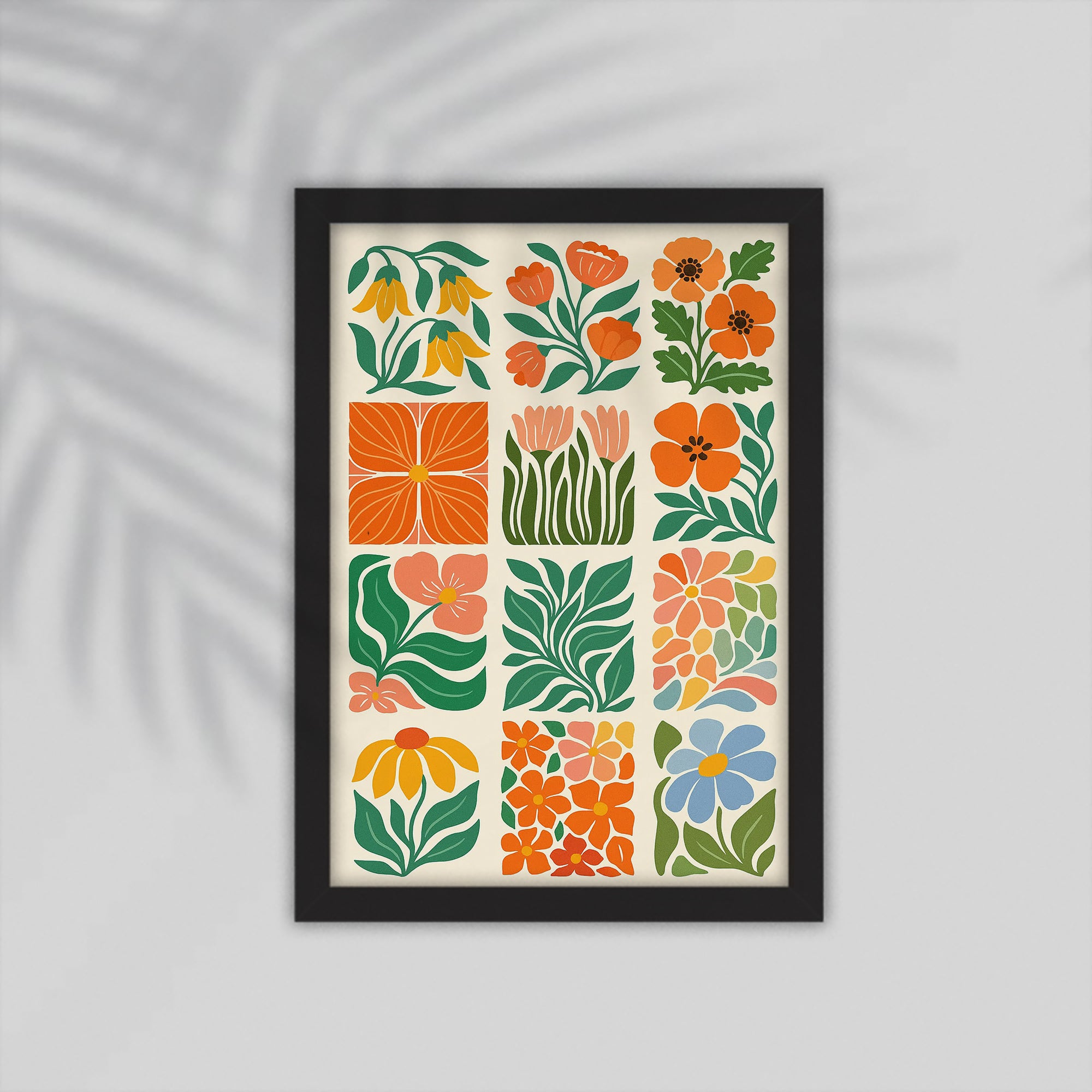 Flower Flower Framed Poster