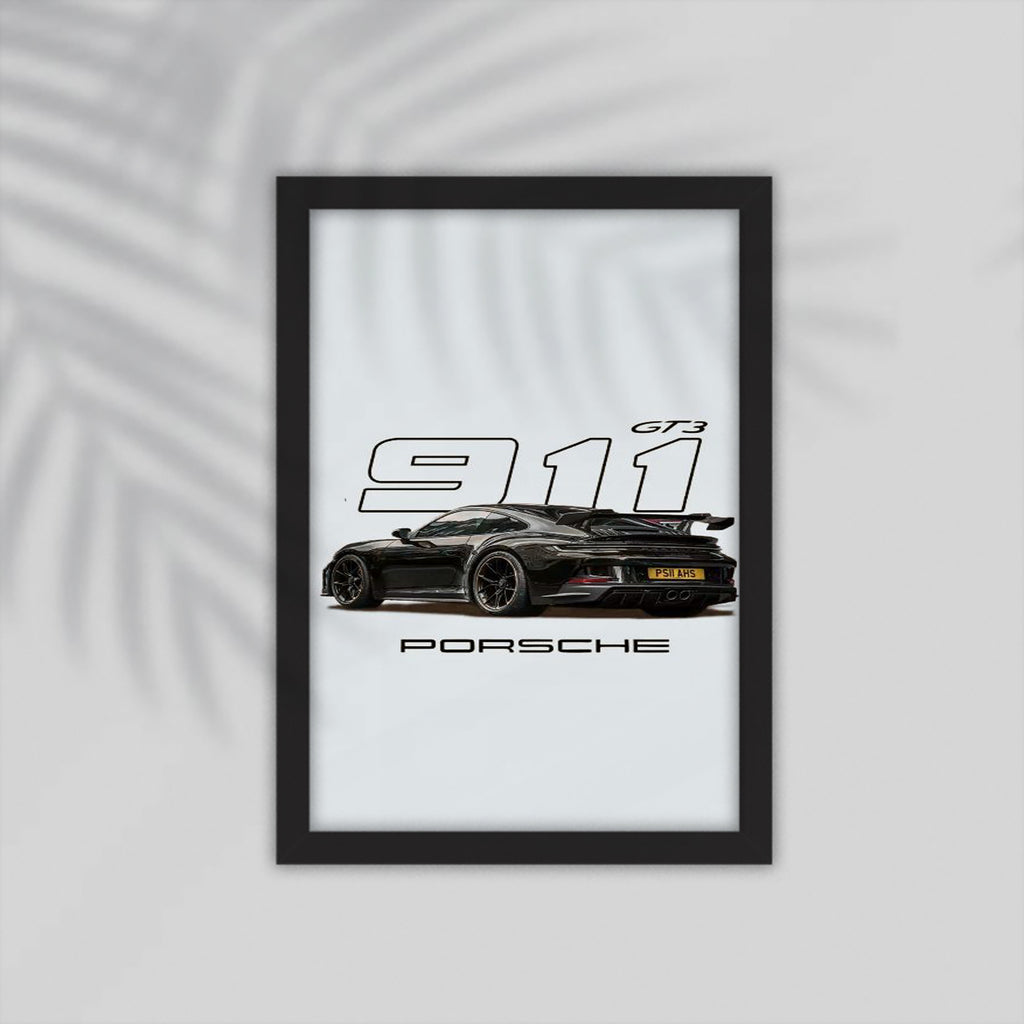 911 GT3 Car Framed Poster