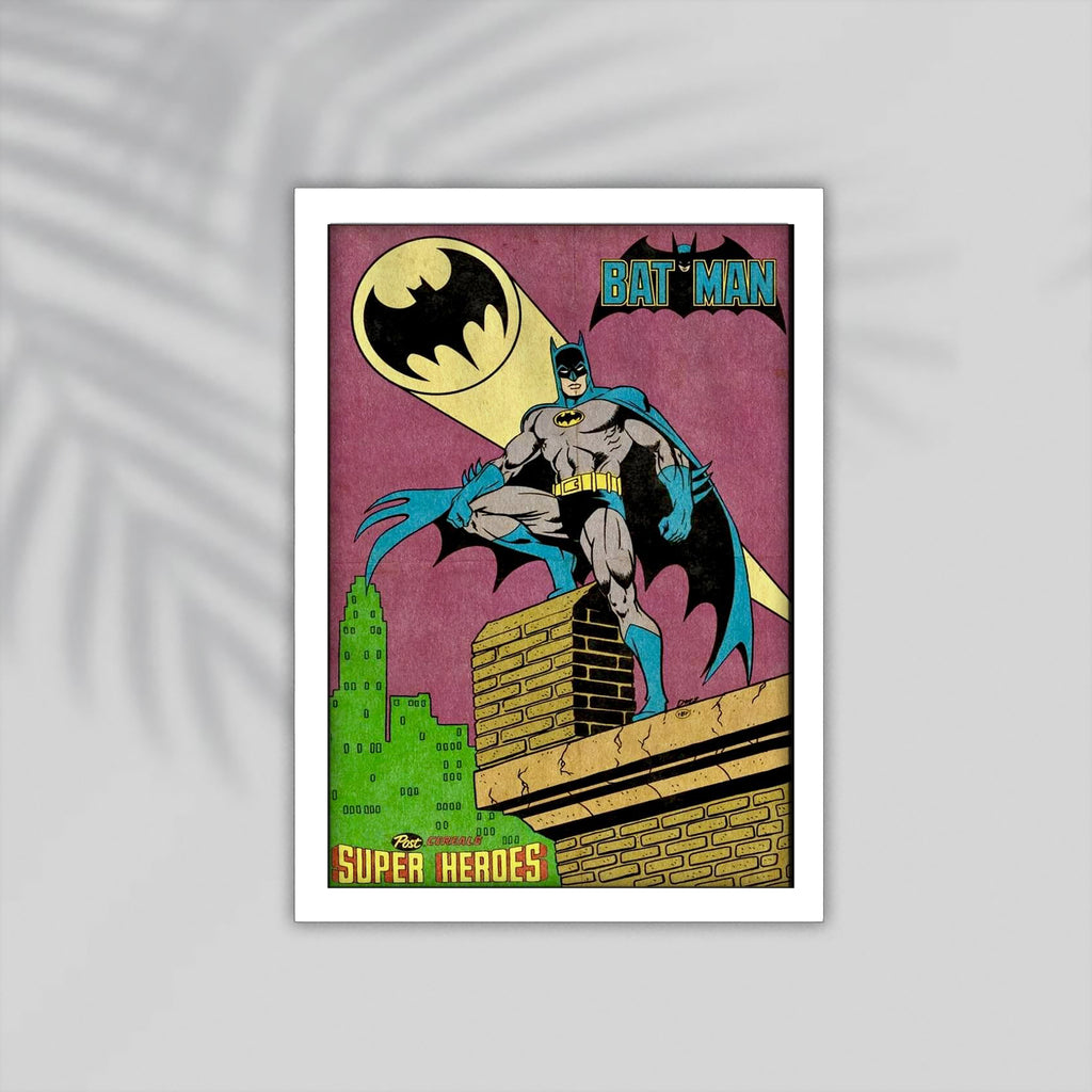 Batman Superhero Framed Poster