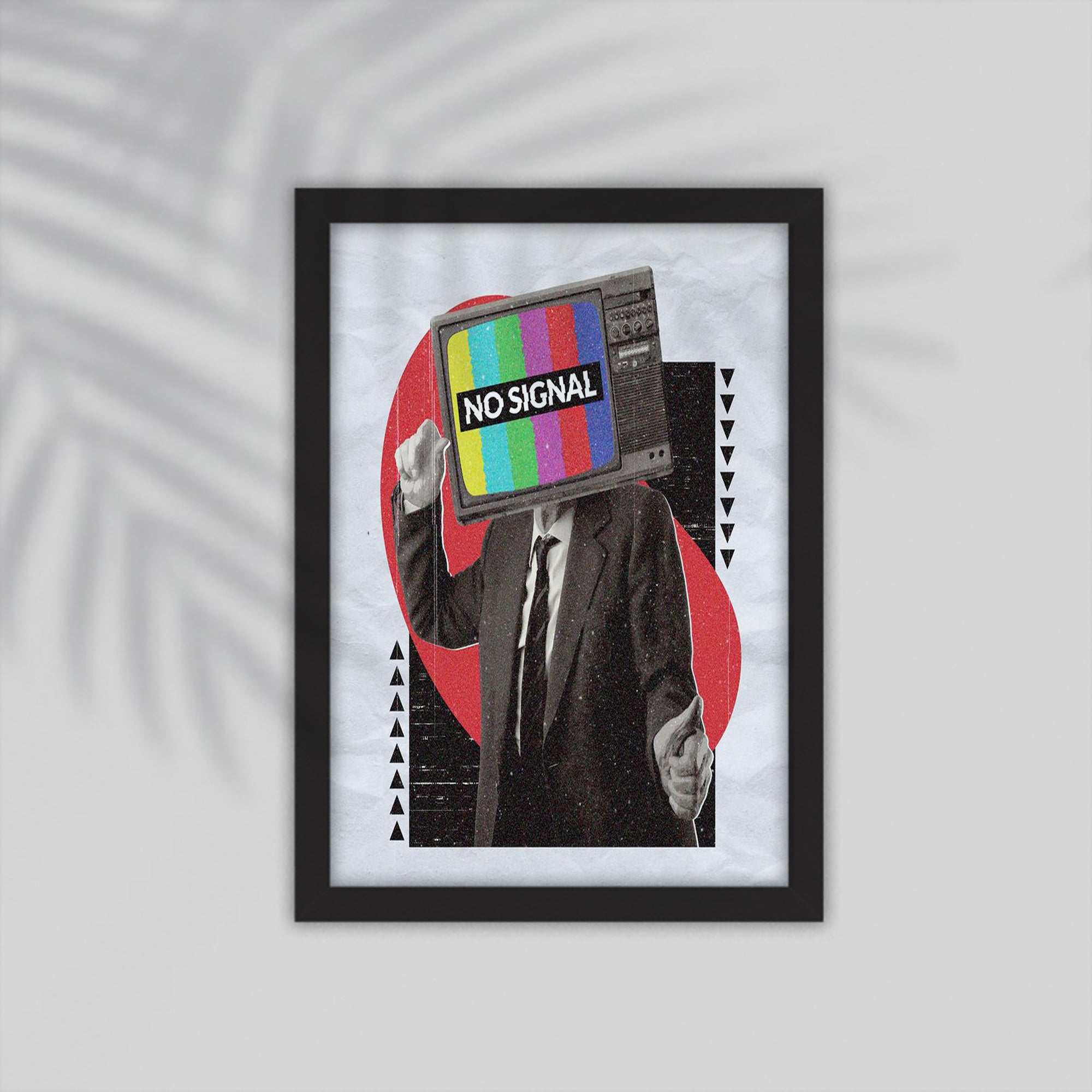 T.V Comic Framed Poster