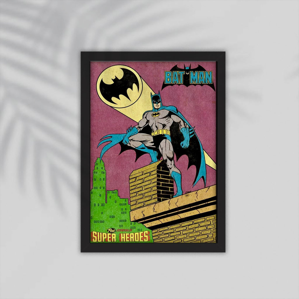 Batman Superhero Framed Poster