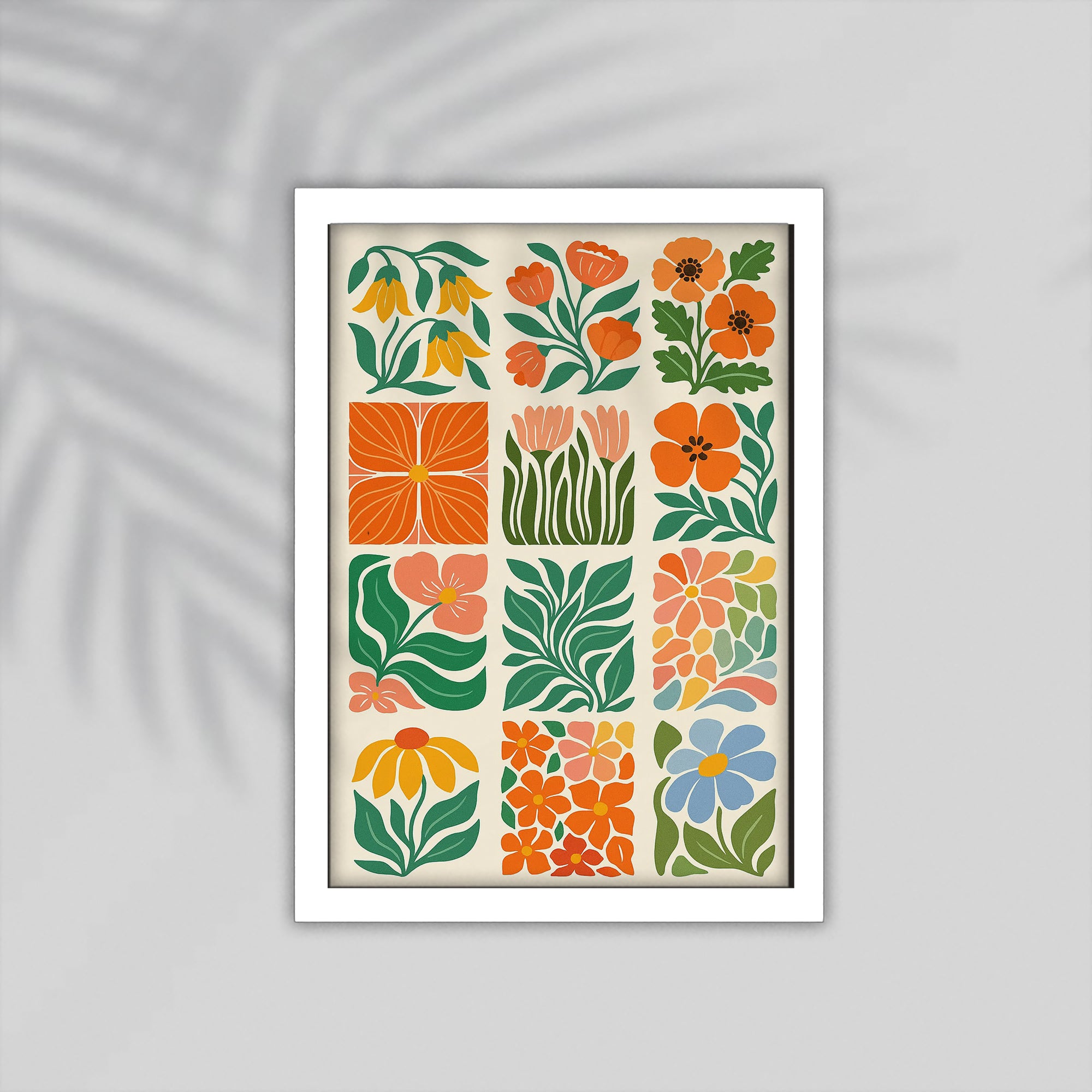 Flower Flower Framed Poster