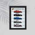 Pourche Car Framed Poster