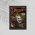 Joker Comic Framed Poster