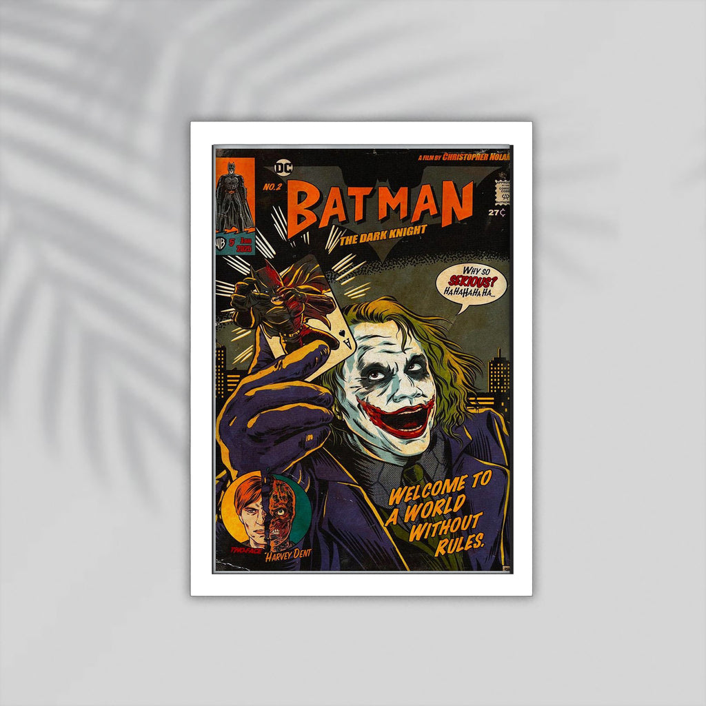 Joker Comic Framed Poster