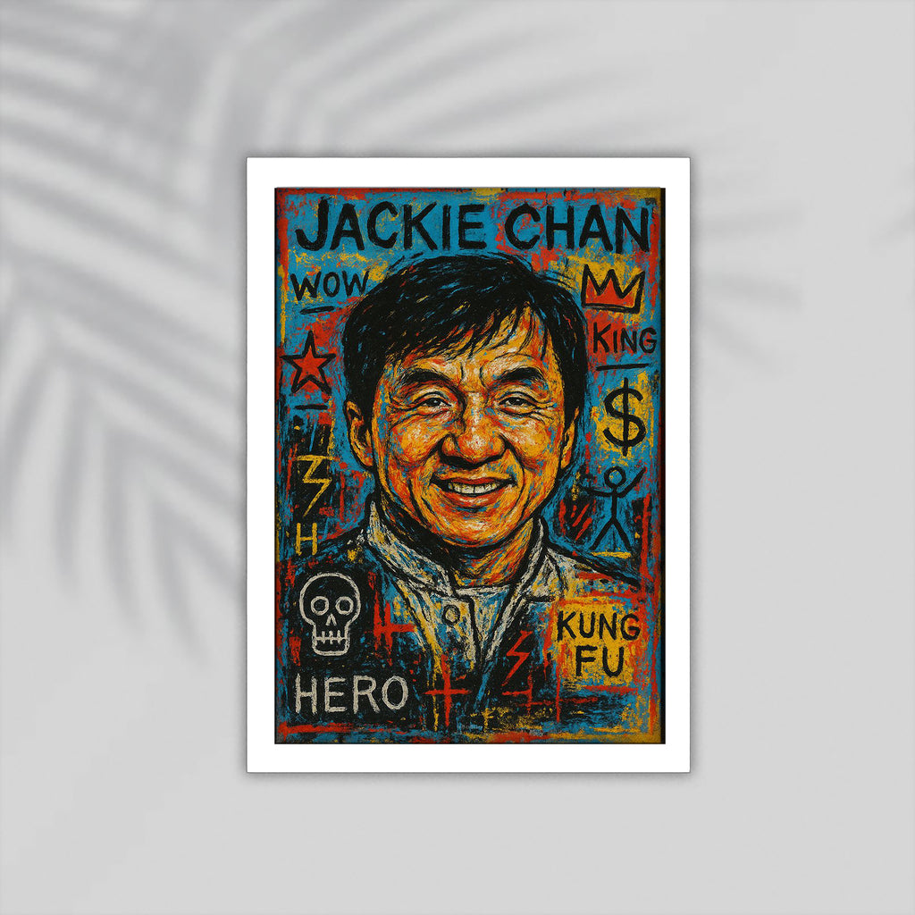 Jakychan Comic Framed Poster
